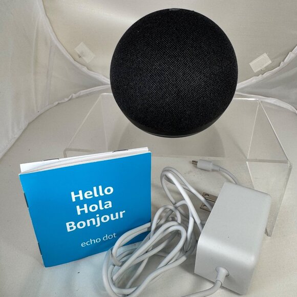 Amazon Echo Dot 4th Gen Smart Speaker Alexa Bluetooth Black Box - Picture 9 of 9
